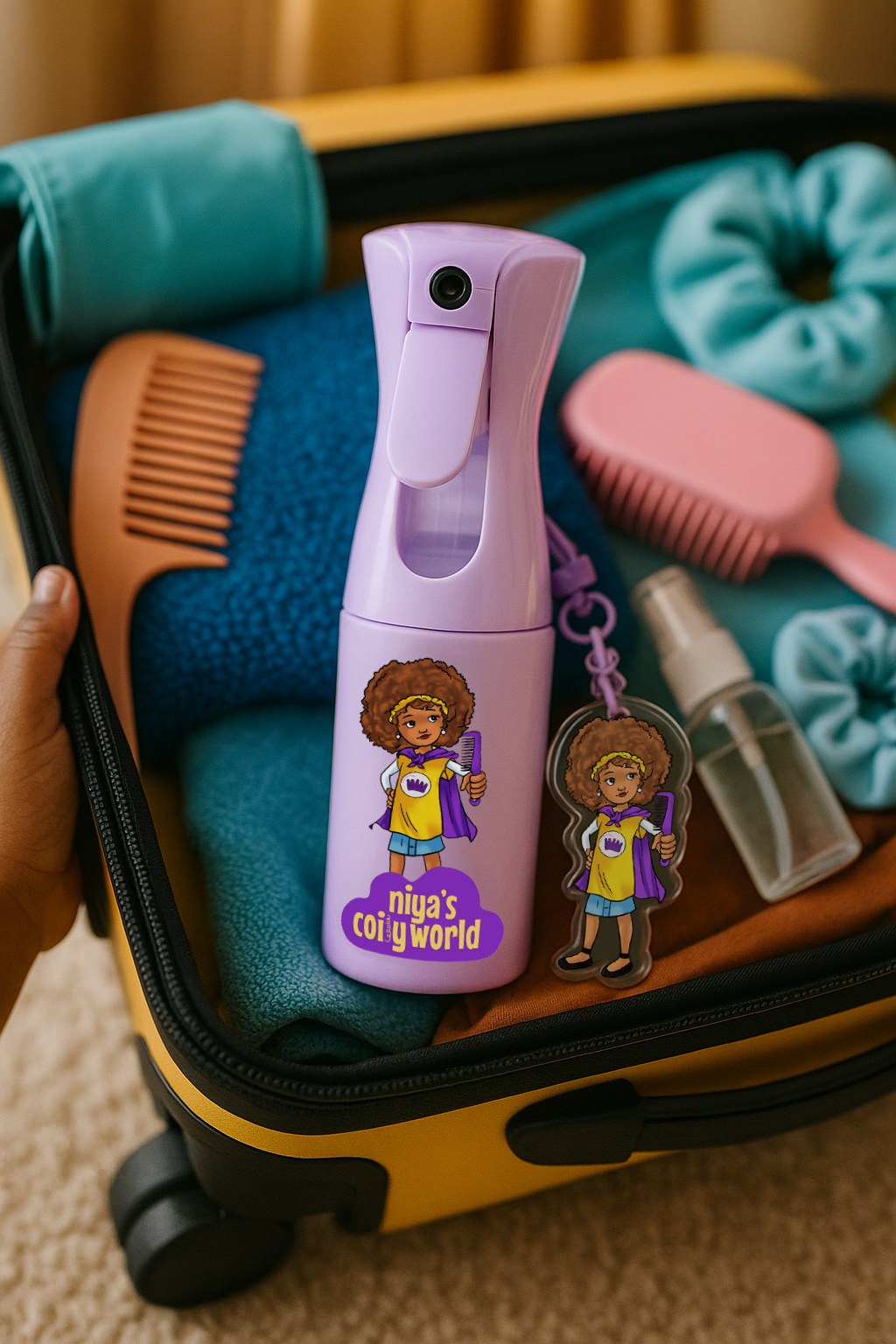 Crown Mist Hydration Bottle for Curly & Coily Kids Hair