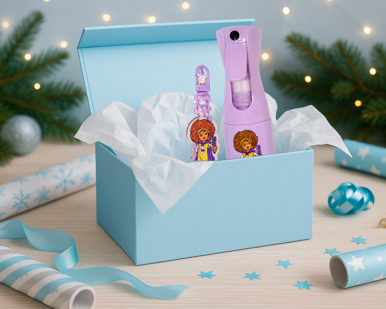 The Glow-Up Duo – Kids Spray Bottle + Keychain Charm