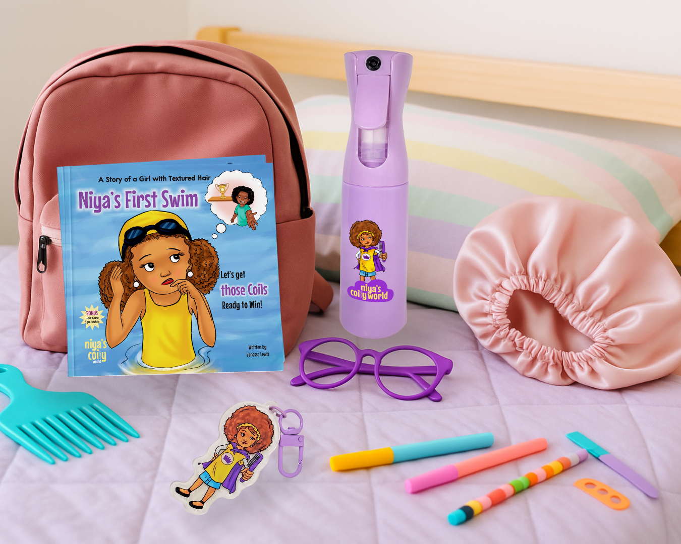Niya’s First Swim – Children’s Book About Natural Hair