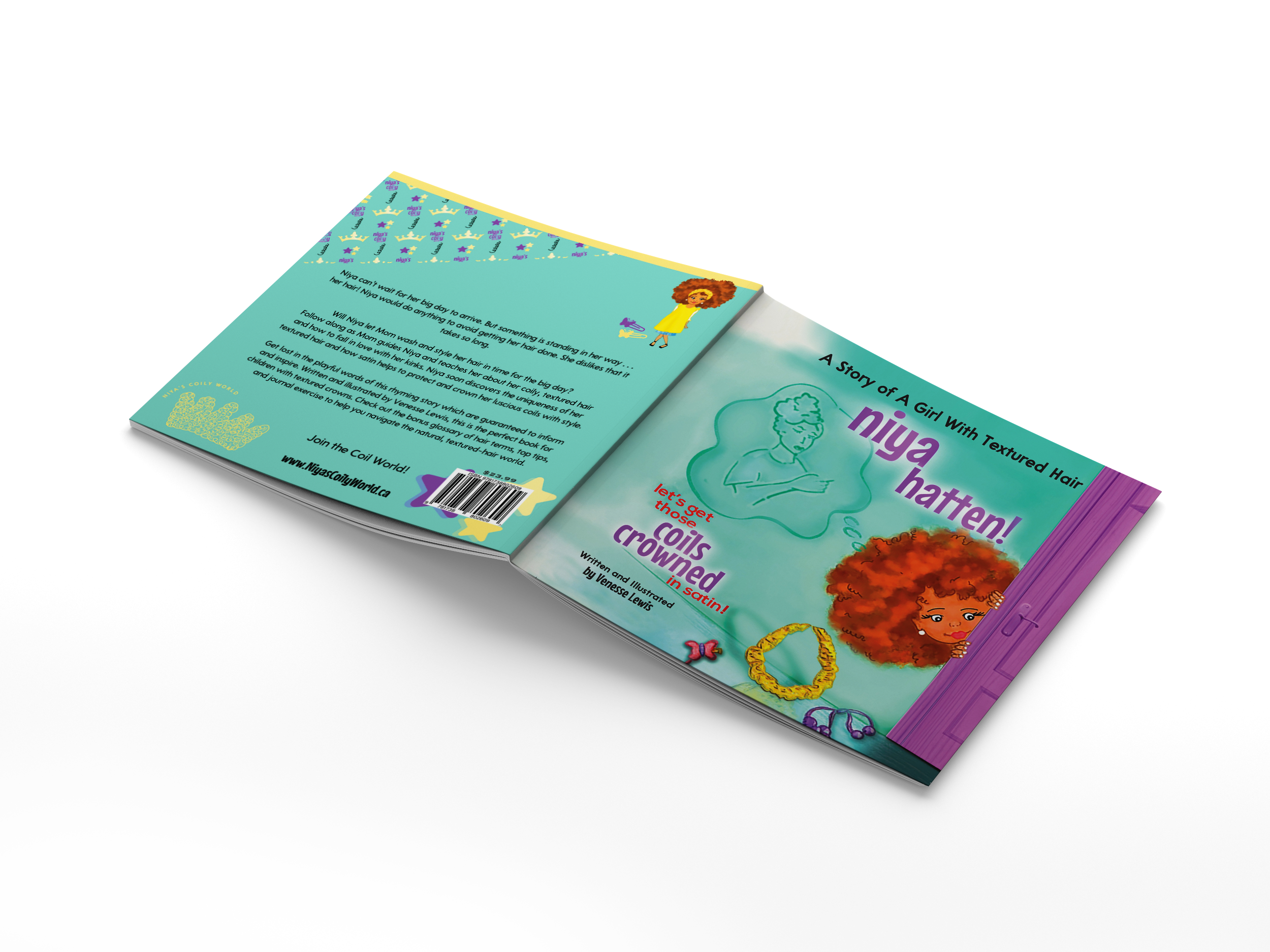 Niya Hatten! Let’s get those coils crowned in Satin!” - Book