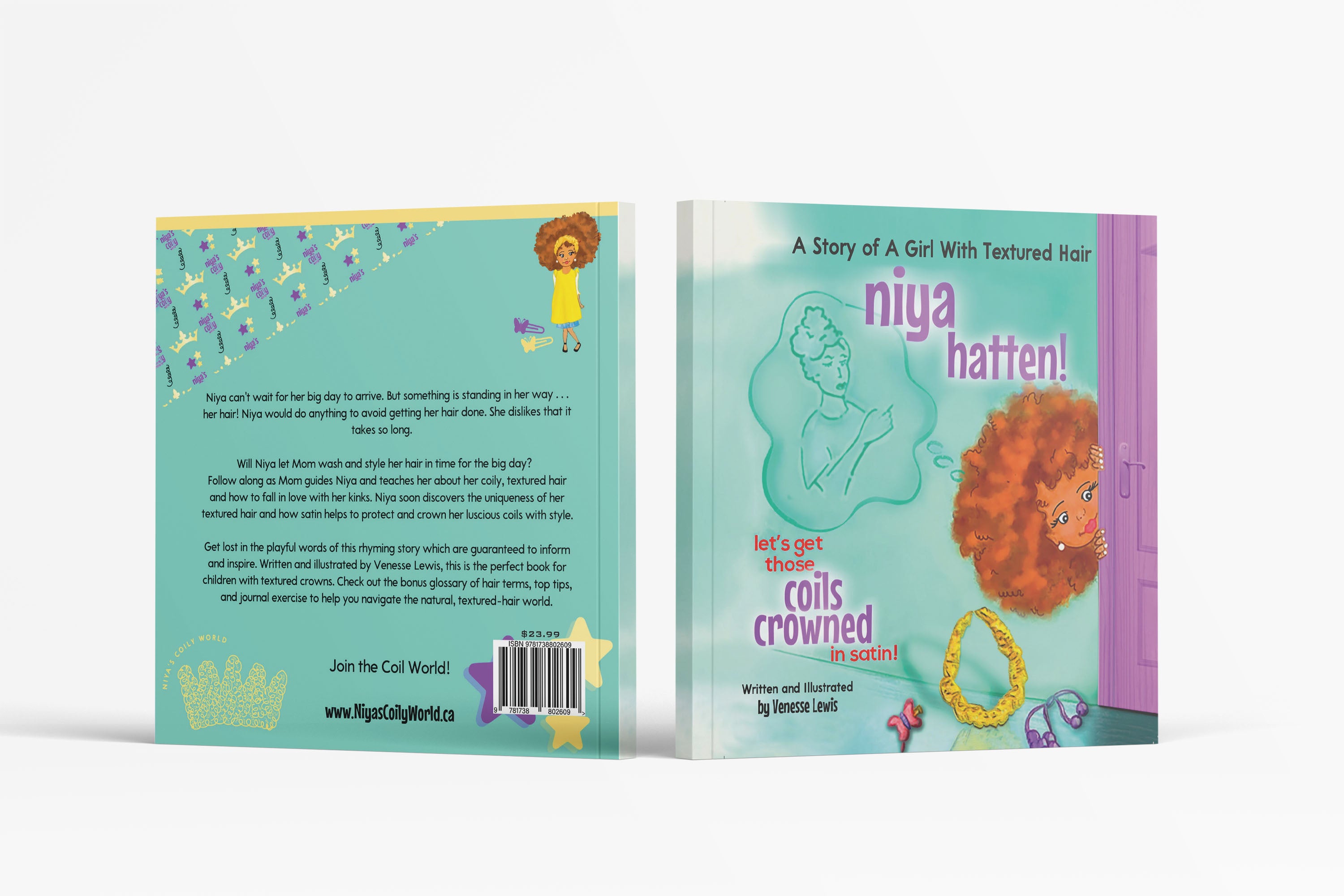 Niya Hatten! Let’s get those coils crowned in Satin!” - Book