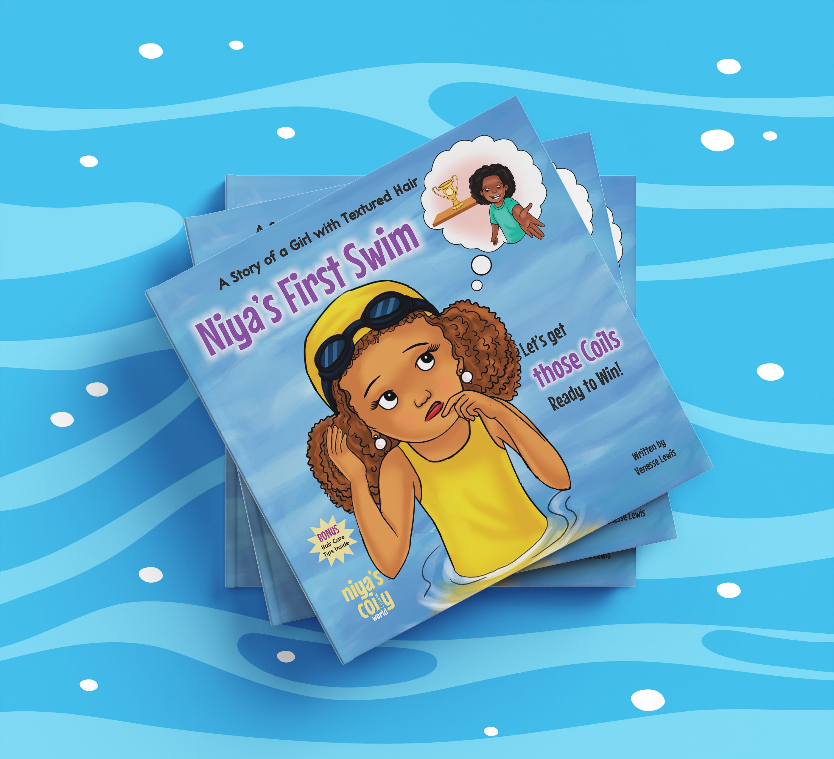 Niya’s First Swim – Children’s Book About Natural Hair